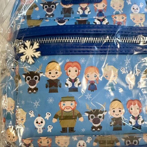 NWT RARE Disney Loungefly Frozen Characters Mini Bag Backpack - Picture 3 of 12